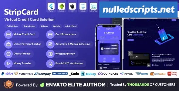 StripCard v3.5.0 - Virtual Credit Card Solution - nulled - Android - CodeCanyon Null