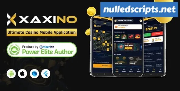 Xaxino v1.0 - Ultimate Casino Mobile Application - Android - CodeCanyon Null