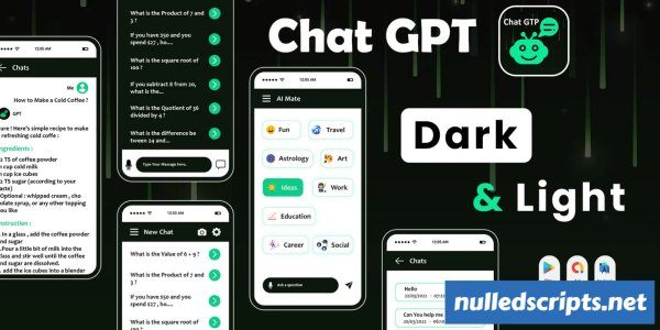 Chat GTP - ChattyAI - Android Source Code - Android - CodeCanyon Null