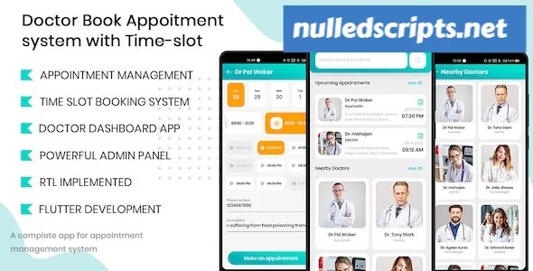 Doctor Finder v10.0 - Appointment Booking With Time-slot app - Android - CodeCanyon Null