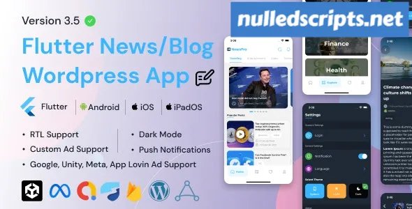 NewsPro v3.5 - Blog/News/Article App For Wordpress - Android - CodeCanyon Null