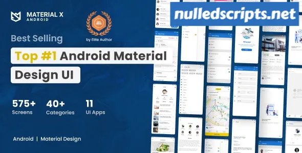 MaterialX v3.3 - Android Material Design UI - Android - CodeCanyon Null