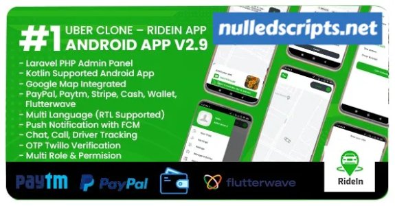 RideIn Taxi App v2.9 - Android Taxi Booking App With Admin Panel - Android - CodeCanyon Null