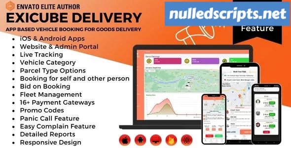 Exicube Delivery App v4.1.0 - Android - CodeCanyon Null