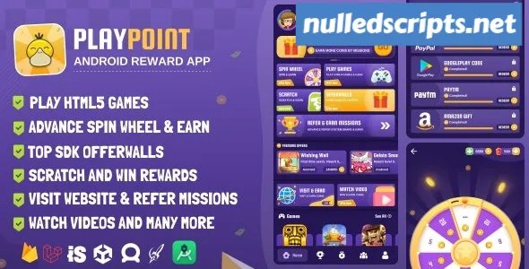 PlayPoint v1.3 - Android App with Admin Panel - Android - CodeCanyon Null