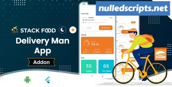 StackFood Multi Restaurant - Food Ordering Delivery Man App v7.5 - Android - CodeCanyon Null