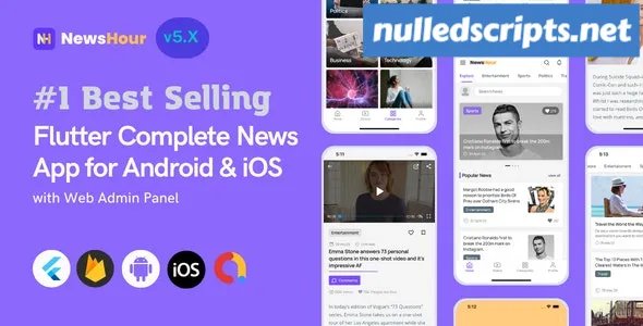 News Hour v5.0.8 - Flutter News App for Android & iOS with Admin Panel - Android - CodeCanyon Null