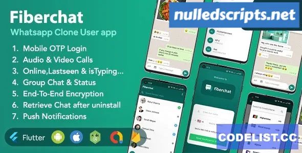 Fiberchat v2.0.12 - Whatsapp Clone Full Chat & Call App - Android & iOS Flutter Chat app - Android - CodeCanyon Null