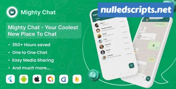 MightyChat v4.6.3 - Chat App With Firebase Backend + Agora.io - Android - CodeCanyon Null
