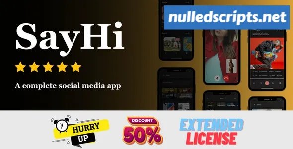 SayHi Social v1.3 - nulled - Android - CodeCanyon Null