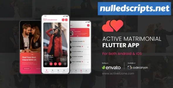 Active Matrimonial Flutter App v1.9.1 - Android - CodeCanyon Null