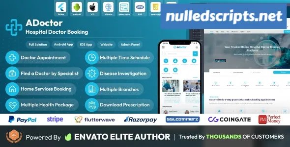 ADoctor v1.3.0 - Hospital Doctor Booking Android and iOS App - nulled - Android - CodeCanyon Null