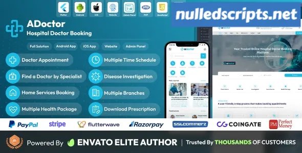 ADoctor v1.2.0 - Hospital Doctor Booking Android and iOS App - nulled - Android - CodeCanyon Null