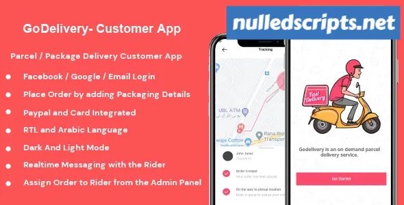 GoDelivery v1.0.1 - Delivery Software for Managing Your Local Deliveries - Customer App - Android - CodeCanyon Null