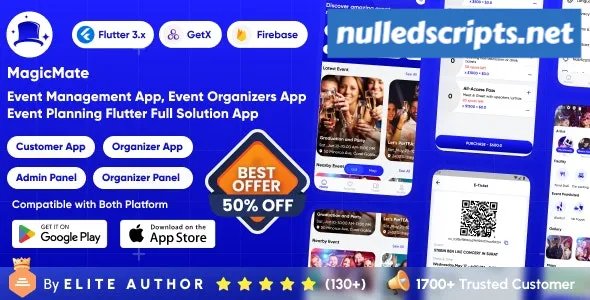 MagicMate v1.1 - Multivendor Ticket Booking Management App - Android - CodeCanyon Null