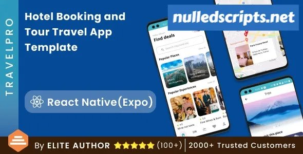 TravelPro v3.0 - React Native Hotel Booking and Tour Travel App Template - Android - CodeCanyon Null