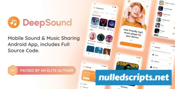 DeepSound Android - Mobile Sound & Music Sharing Platform Mobile Android Application v3.3 - Android - CodeCanyon Null