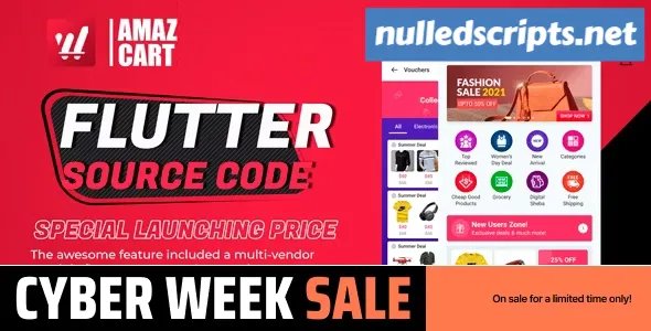 Flutter AmazCart - Ecommerce Flutter Source code for Android and iOS - v3.0 - Android - CodeCanyon Null
