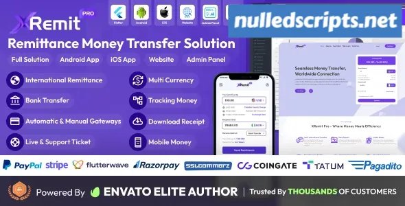 XRemit Pro - Remittance Money Transfer Full Solution - v2.3.0 - Android - CodeCanyon Null