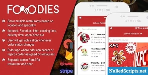 Restaurant Food Delivery & Ordering System With Delivery Boy - Android v1.0.6 - Android - CodeCanyon Null