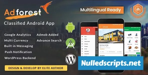 AdForest - Classified Native Android App - v4.0.8 - Android - CodeCanyon Null