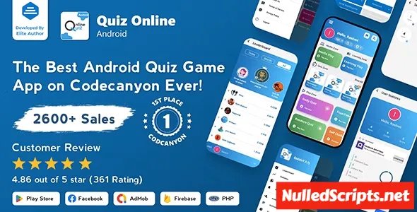Quiz Online - Android - CodeCanyon Null