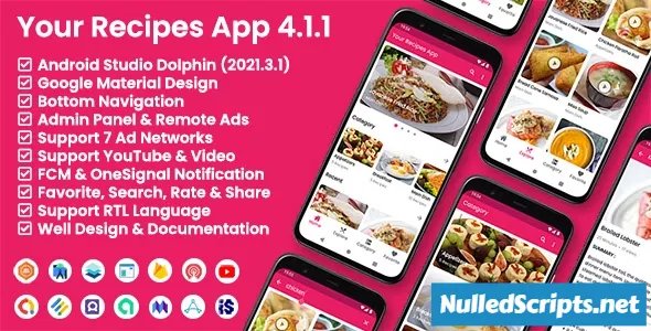 Your Recipes App v2.5.0 - Android - CodeCanyon Null