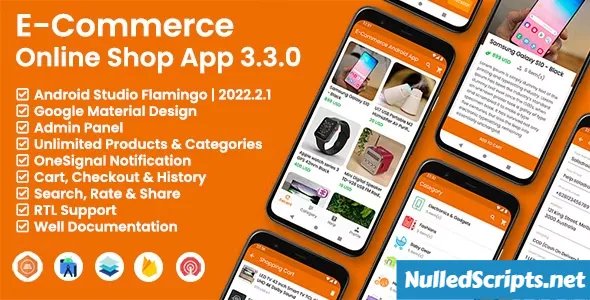 E-Commerce / Online Shop App v3.0.1 - Android - CodeCanyon Null