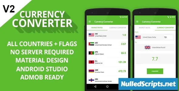 Currency Converter + Admob Ready v1.2 - Android - CodeCanyon Null
