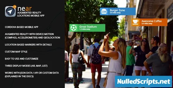 near - Augmented Reality Locations Mobile App - Android - CodeCanyon Null