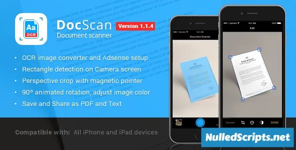 DocScan - Document Scanner v1.1.4 - Android - CodeCanyon Null