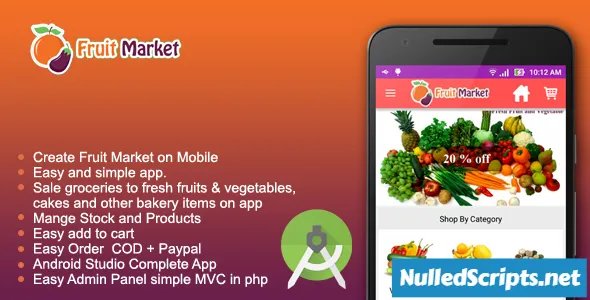 Fruit Market - Local fruit store app - Android - CodeCanyon Null