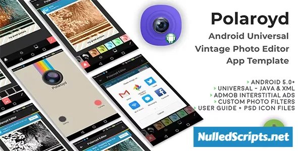 Polaroyd - Android Universal Photo App Template - Android - CodeCanyon Null