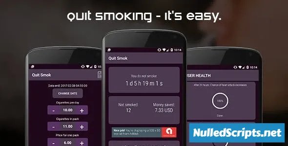Quit smoking (android) - Android - CodeCanyon Null