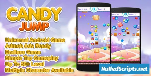 Candy Jump + Admob + Multiple Characters (Android Studio + Eclipse) - Android - CodeCanyon Null