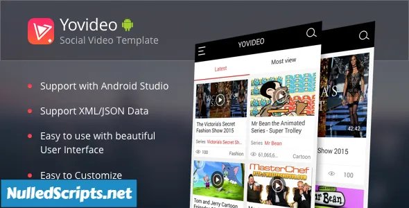 YoVideo - Social network of video (android) v1.6.3 - Android - CodeCanyon Null