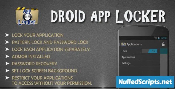 Droid App Locker - Android - CodeCanyon Null
