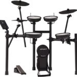 Roland TD-07KV Electronic V-Drums Kit – Legendary Dual-Ply All Mesh Head kit with superior expression and playability – Bluetooth Audio & MIDI – USB for recording audio and MIDI data – 40 FREE Melodic