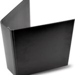 Tarifold 2-Ring Storage Binder for DVD and CD Sleeves, Blu-Ray Compatible, Holds 25 Sleeves, Made in Denmark, Black, Pack of 4