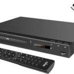 MEGATEK Region-Free HDMI DVD Player for TV, Compact CD/DVD Player for Smart TV, USB Port, Plays All Region DVDs & Multi Formats, Metal Housing, HDMI/RCA Cables & Remote Included