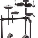 Roland TD-02K V-Drums | Entry-Level Compact Electronic Drum Kit with Expressive Playability, Noise-Reducing Features, Height-Adjustable Stand & Optional Bluetooth Expansion | Onboard Coach Function