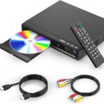 DVD Players for TV with HDMI,Plays All Regions and Formats,CD Player for Home,Support 1080P Video/CD/DVD/VCD/JPEG/USB, Remote, HDMI and RCA Cables Included