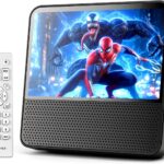 ROADOM 9.8" Portable DVD Player with Screen, 7'' HD 1024*600 Digital Screen, 4000 mAh Rechargeable, Hi-Fi Stereo Sound, Remote Control, Sync TV,Resume Playback, DVD/CD/Bluetooth/USB/Line/Timer/Repeat