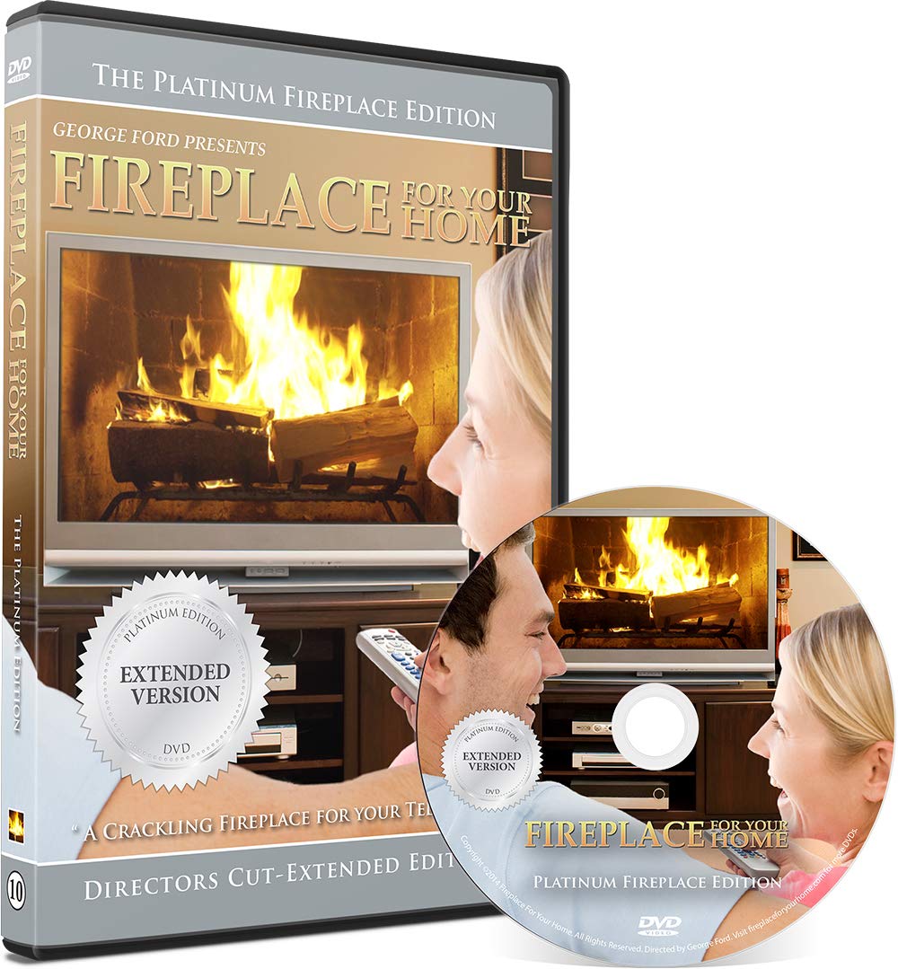 71mQcnmrS4L._SL1079_.jpg Fireplace For Your Home Extended Platinum Edition Volume 10 DVD - Image 1