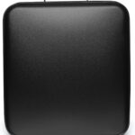 CD Case DVD Storage Case: 432 Capacity Hard Plastic DVD Case Holder Organizer Portable CD Wallet Binder Disc Holder Folder Blu Ray Album Sleeves for Car Home Travel | Audio Music (Black)
