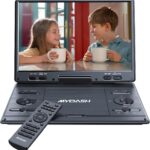 MYDASH 14.9'' Portable  DVD  Player  with  12.5" Swivel  Screen – Rechargeable  Car  DVD  Player,  Portable & Travel,  Region‑Free  Personal  DVD  Player  Portable,  USB/SD  Support