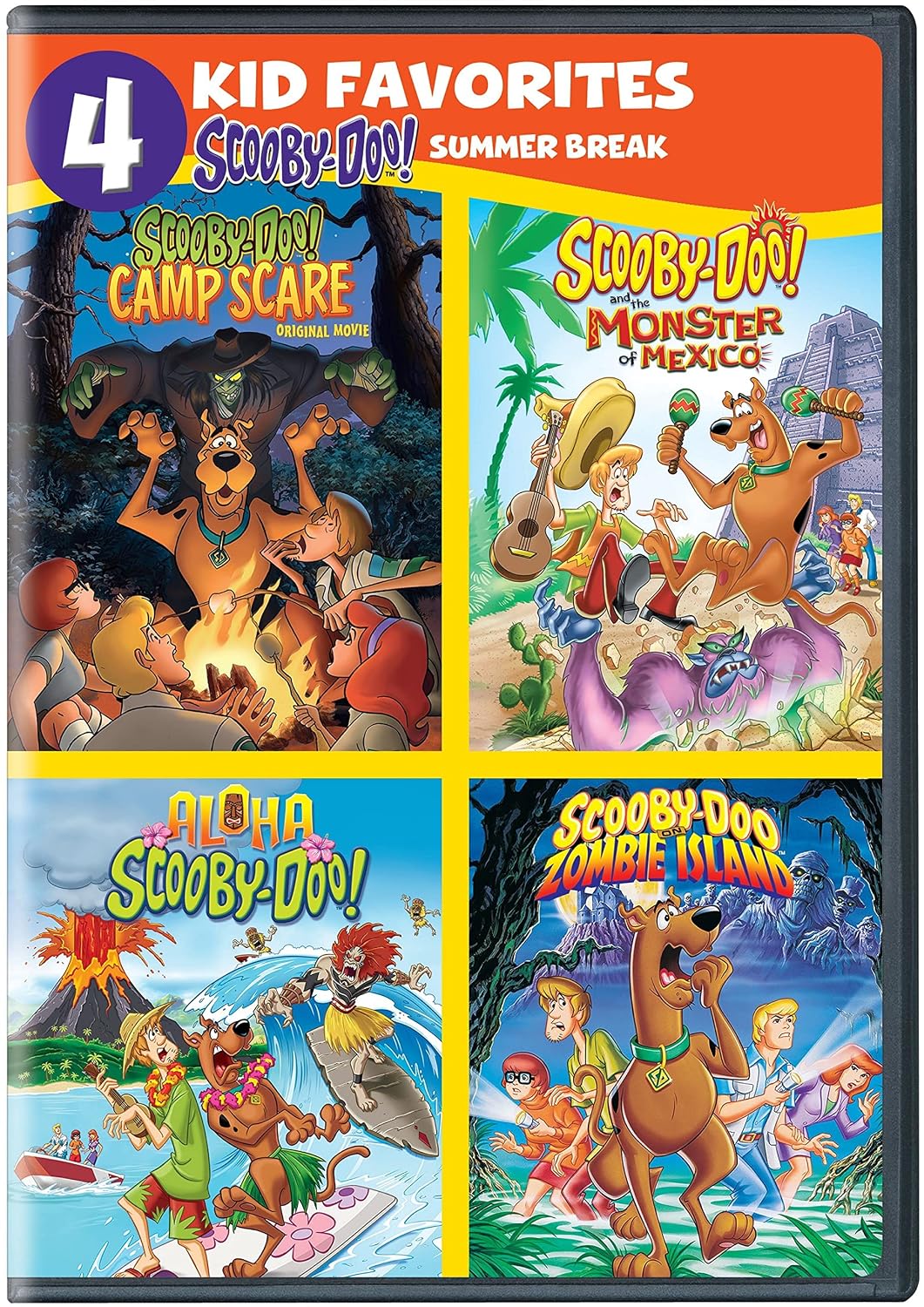 91vzT8NI3tL._SL1500_.jpg 4 Kid Fav: Scooby-Doo Summer Break (DVD) - Image 1